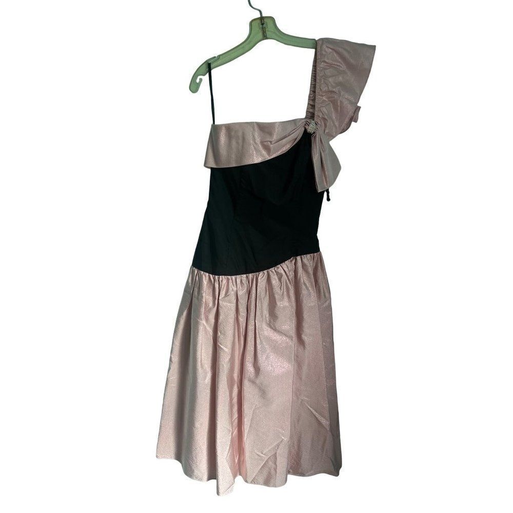Vintage Roberta formal prom one shoulder dress size 8
